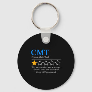 Charcot Marie Tooth Disease Awareness Cmt Not Reco Keychain