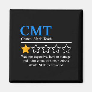 Charcot Marie Tooth Disease Awareness Cmt Not Reco Magnet