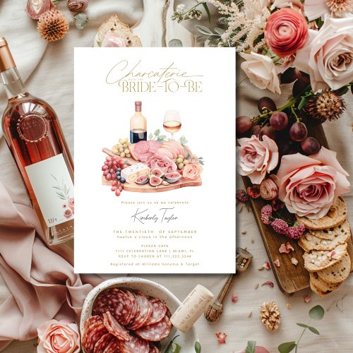 Charcuterie Board Bridal Shower Invitation