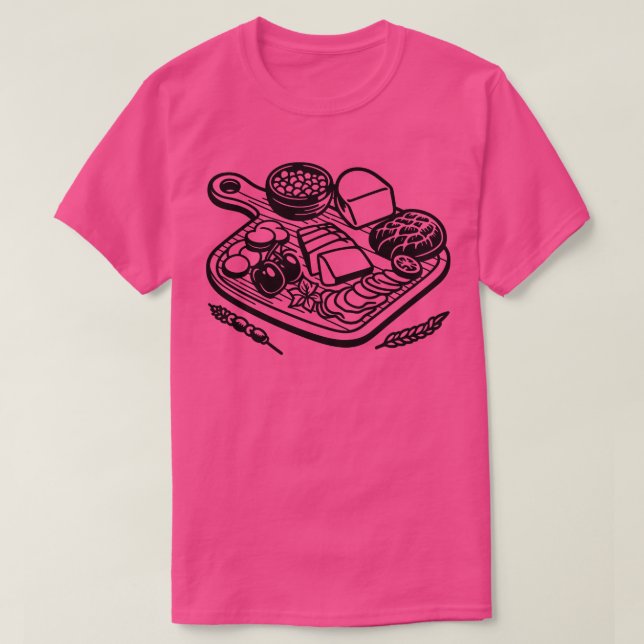 Charcuterie Board T-Shirt (Design Front)