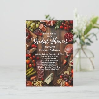Charcuterie Board Theme Bridal Shower Invitation