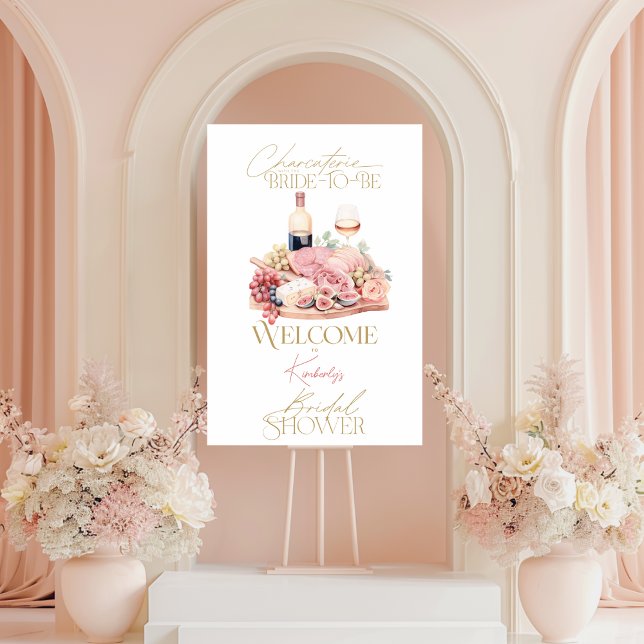 Charcuterie Board Welcome Sign Bridal Shower (Creator Uploaded)