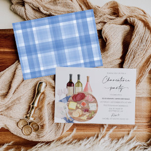 Charcuterie Board Wine Cheese Any Occasion Party Invitation