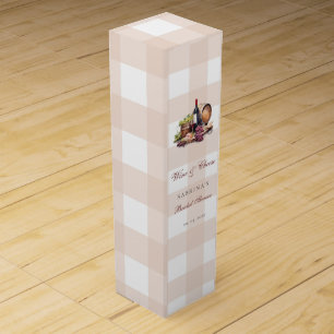 Charcuterie Board Wine & Cheese Bridal Shower Box
