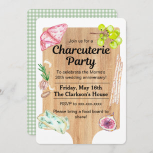 Charcuterie Food Board Invitation