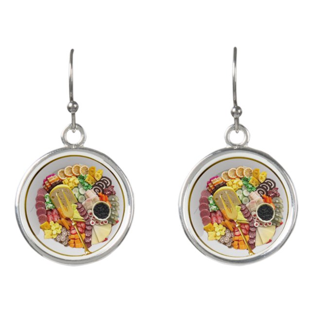 charcuterie plate earrings (Front)