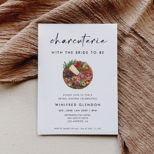 Charcuterie With the Bride To-Be Bridal Shower Invitation