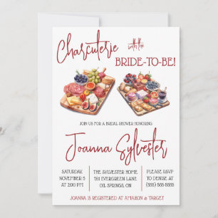 Charcuterie with the Bride-to-be! Bridal Shower Invitation