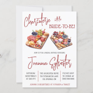 Charcuterie with the Bride-to-be! Bridal Shower Invitation