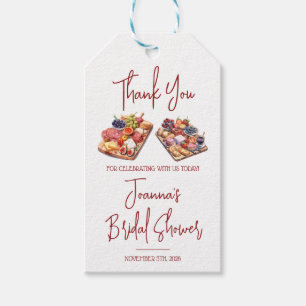 Charcuterie with the Bride-to-be! Shower Favor Gift Tags