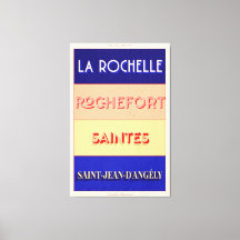 Charente Maritime Art Deco Poster Style Design