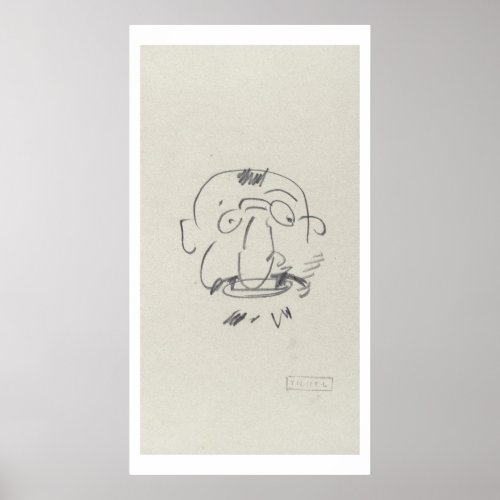 Charge de Lautrec par Lui_Meme pencil on paper Poster