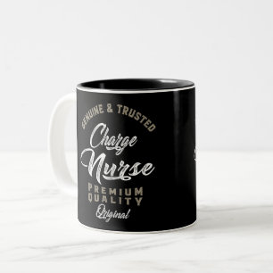 Charge Nurse Two-Tone Coffee Mug