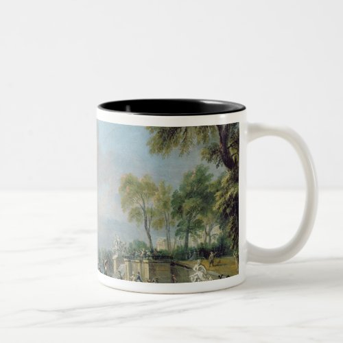 Charge of Prince of Lambesc  in Tuileries Two_Tone Coffee Mug