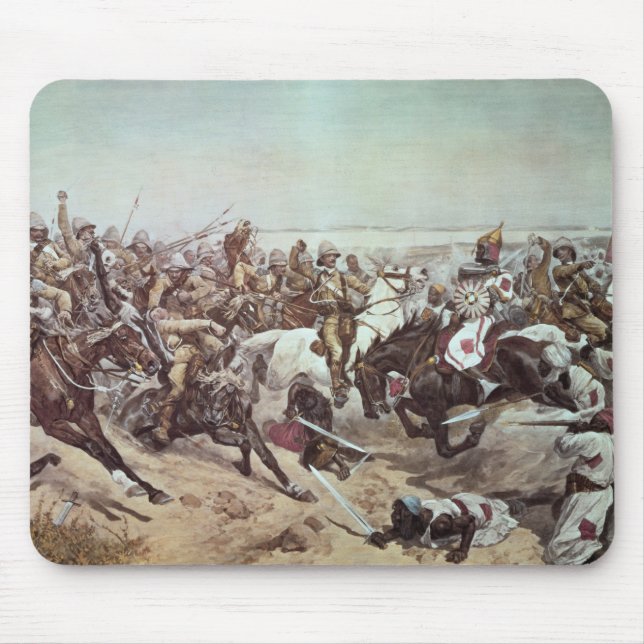 Charge of the 21st Lancers at Omdurman 2 Mouse Pad (Front)