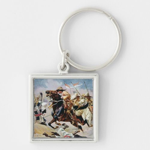 Charge of the 21st Lancers at Omdurman Keychain