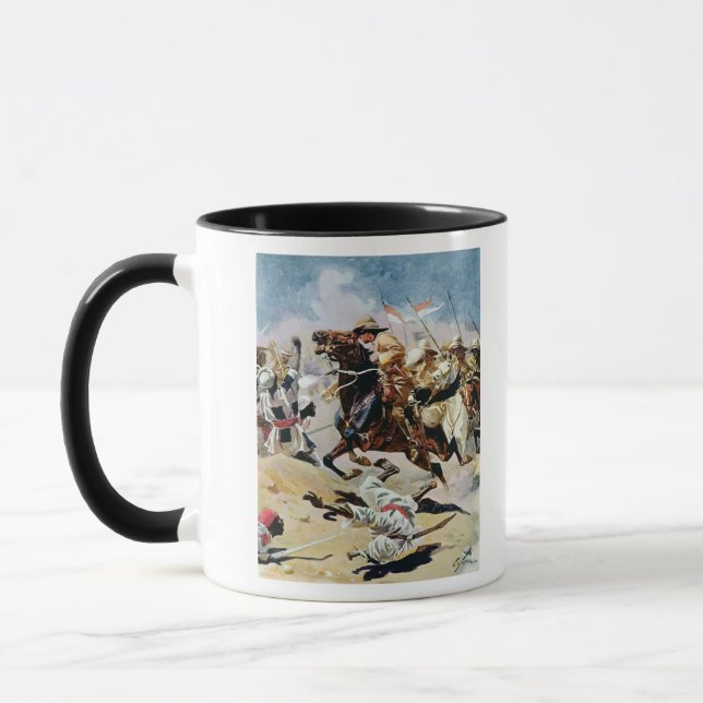Charge of the 21st Lancers at Omdurman Mug (Left)