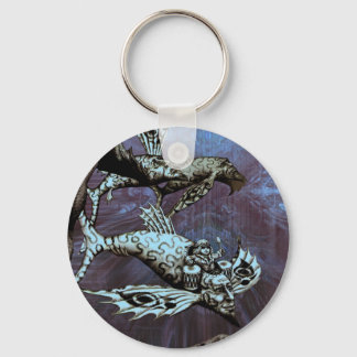 Charge of the Fish Pilot Keychain