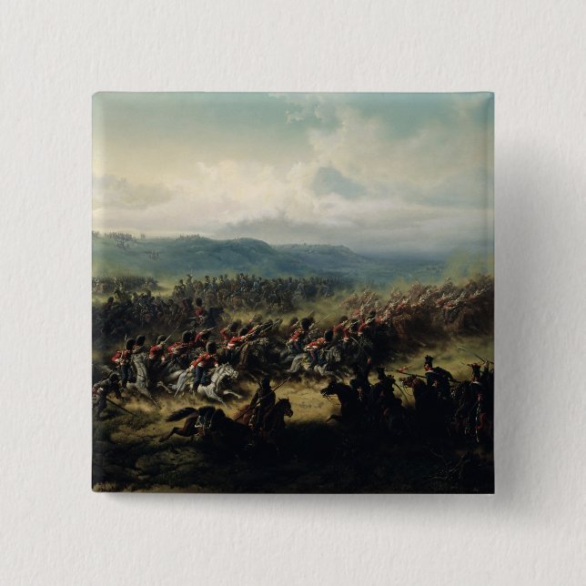 Charge of the Light Brigade, 25th October 1854 Pinback Button (Front)