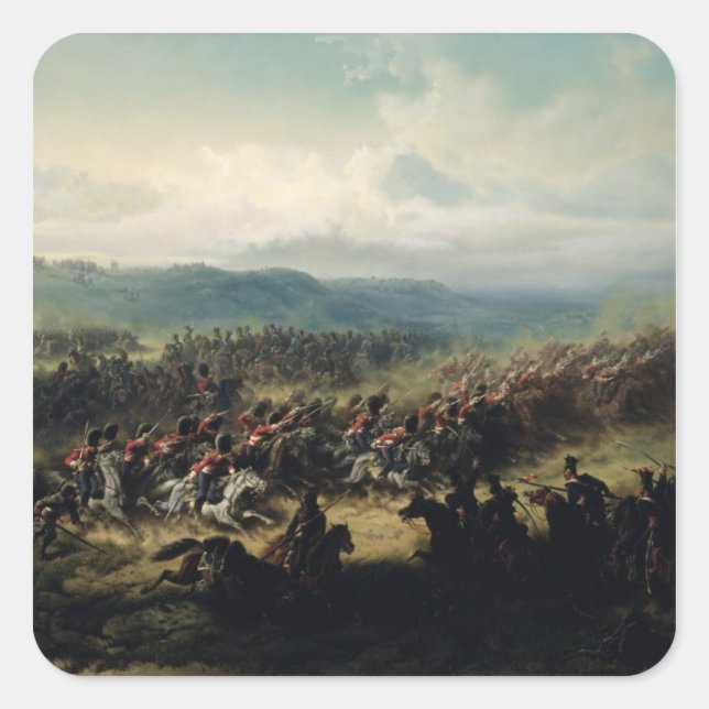 Charge of the Light Brigade, 25th October 1854 Square Sticker (Front)