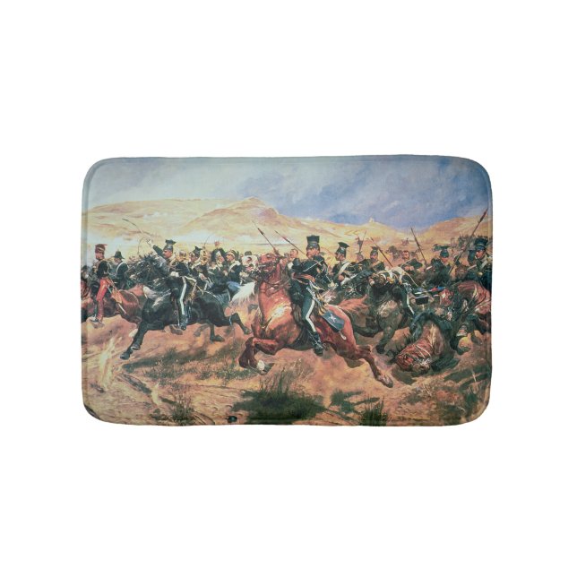 Charge of the Light Brigade Bathroom Mat (Front)