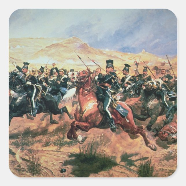 Charge of the Light Brigade Square Sticker (Front)