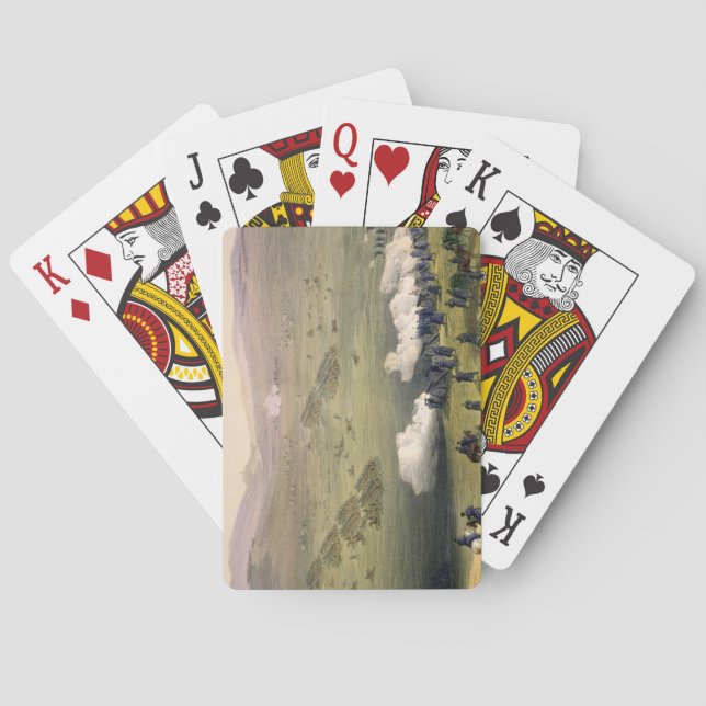 Charge of the Light Cavalry Brigade, October 25th Poker Cards (Back)