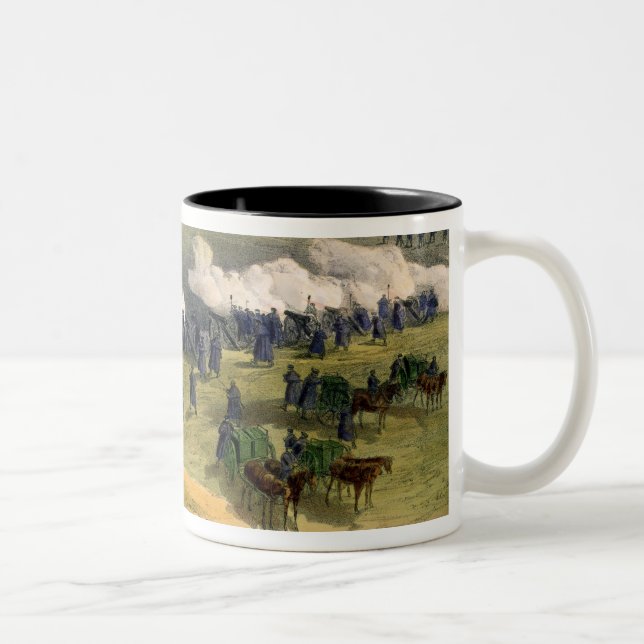 Charge of the Light Cavalry Brigade, October 25th Two-Tone Coffee Mug (Right)