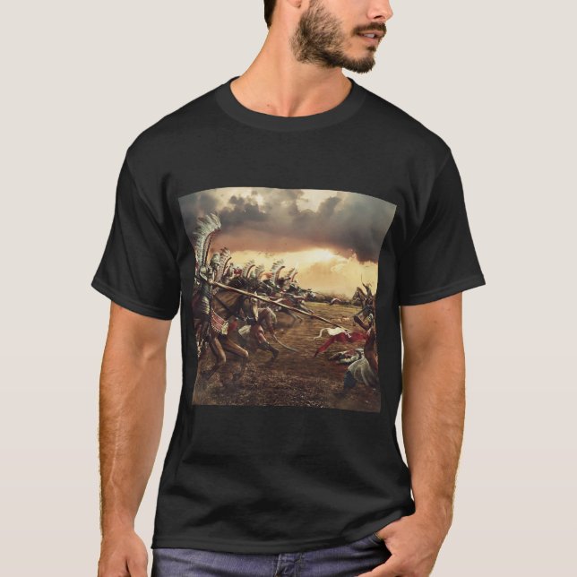 Charge of the Winged Hussars T-Shirt (Front)