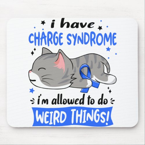 Charge Syndrome Awareness Month Ribbon Gifts Mouse Pad