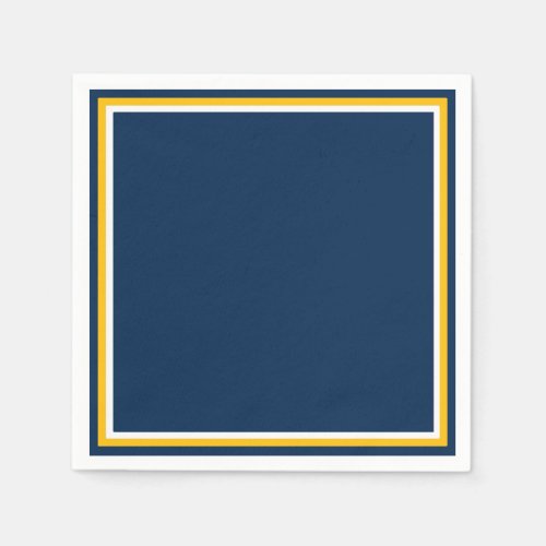 Charged Blue Paper Napkins