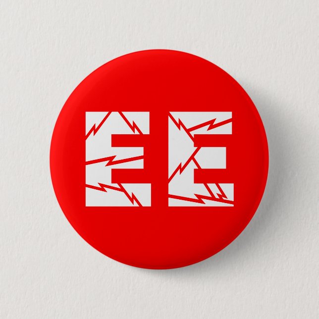 Charged EE Electrical Engineering Button (Front)