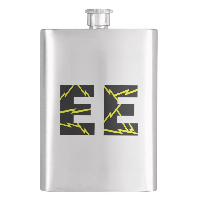 Charged EE Electrical Engineering Flask (Front)