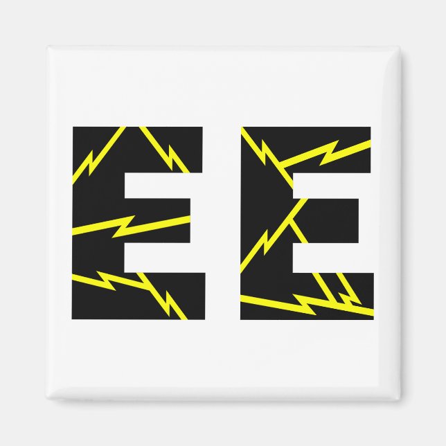 Charged EE Electrical Engineering Magnet (Front)
