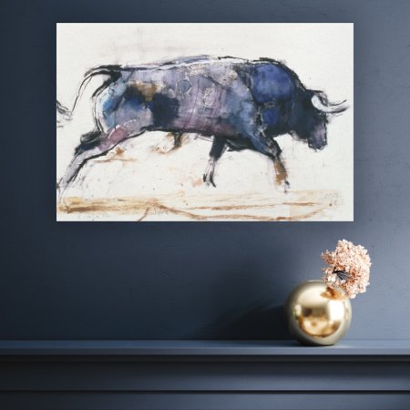 Charging Bull 1998 Canvas Print