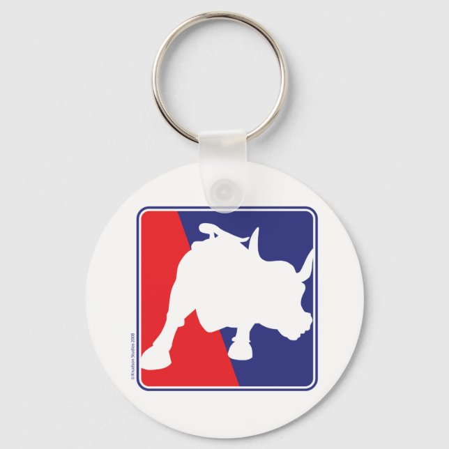 charging-bull keychain (Front)