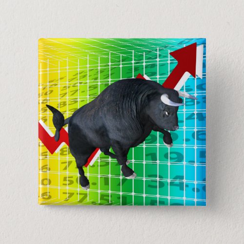 Charging Bull Market Run Button