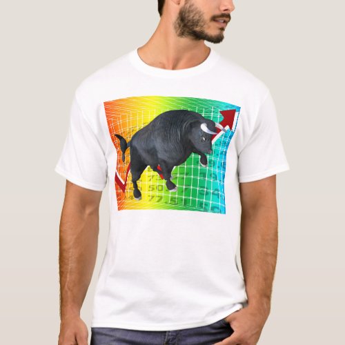 Charging Bull Market Run T_Shirt