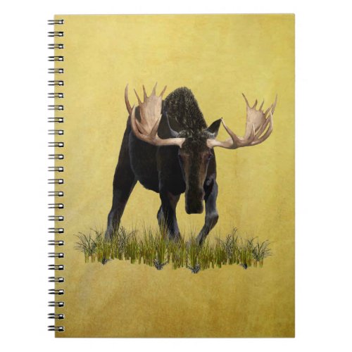 Charging Bull Moose Notebook