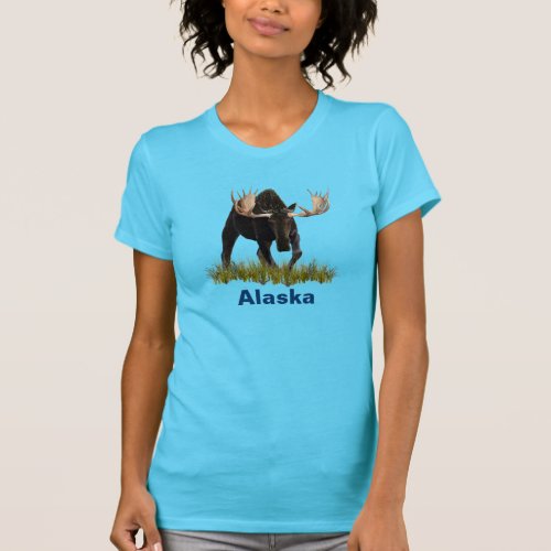 Charging Bull Moose T_Shirt