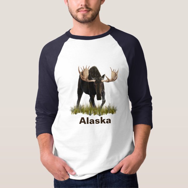 Charging Bull Moose T-Shirt (Front)