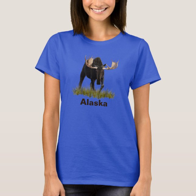 Charging Bull Moose T-Shirt (Front)