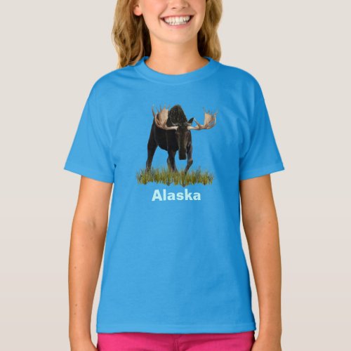 Charging Bull Moose T_Shirt