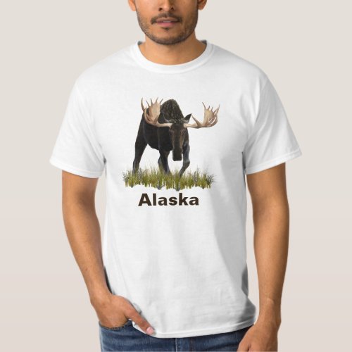 Charging Bull Moose T_Shirt