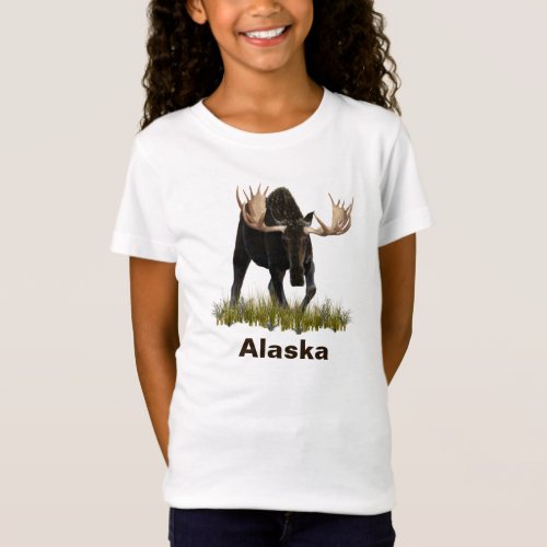 Charging Bull Moose T_Shirt