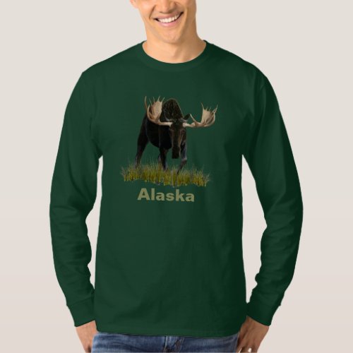 Charging Bull Moose T_Shirt