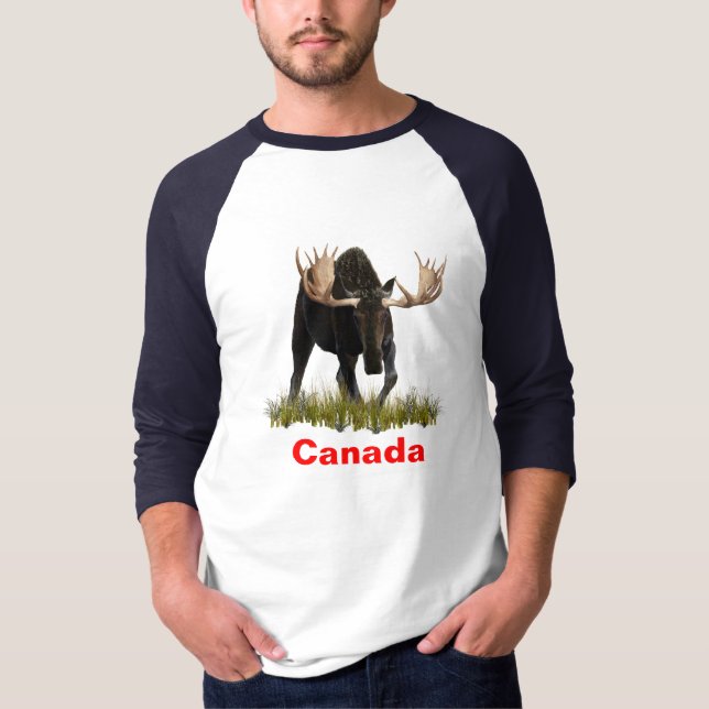Charging Bull Moose T-Shirt (Front)