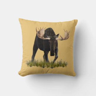 Charging Bull Moose