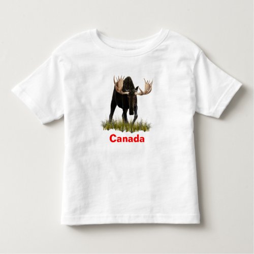 Charging Bull Moose Toddler T_shirt