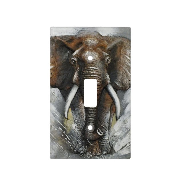 elephant light switch cover